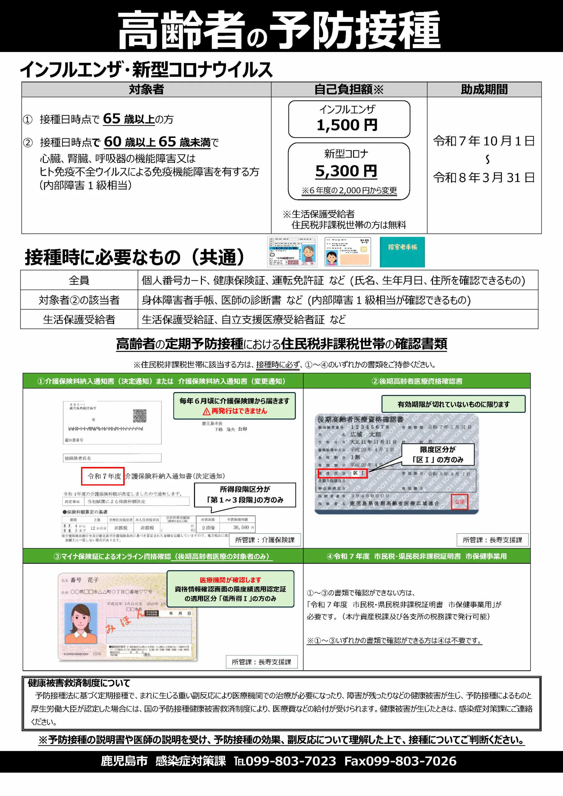 みんなで予防インフルエンザ（厚生労働省）