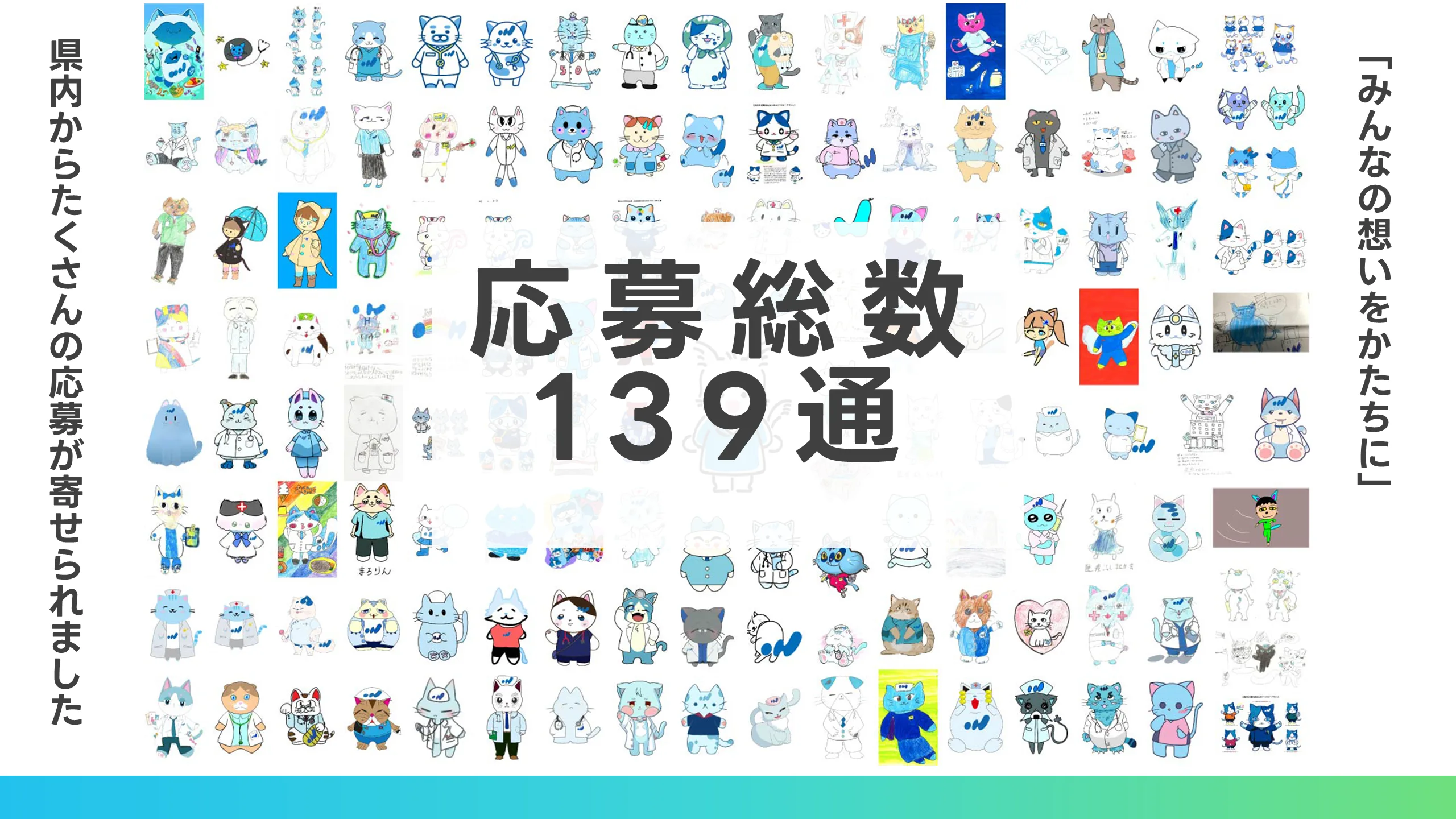 応募総数139通(授与式プレゼン資料)